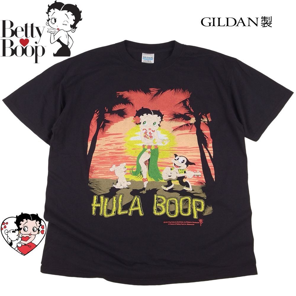 Betty Boop ベティ ブープ ベティーちゃん Tシャツ 半袖 GILDAN 