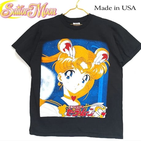 セーラームーン Sailor Moon 月野うさぎ Tシャツ 43-13-190 Sailor Moon 美少女戦士セーラームーン 月野うさぎ コットンT
