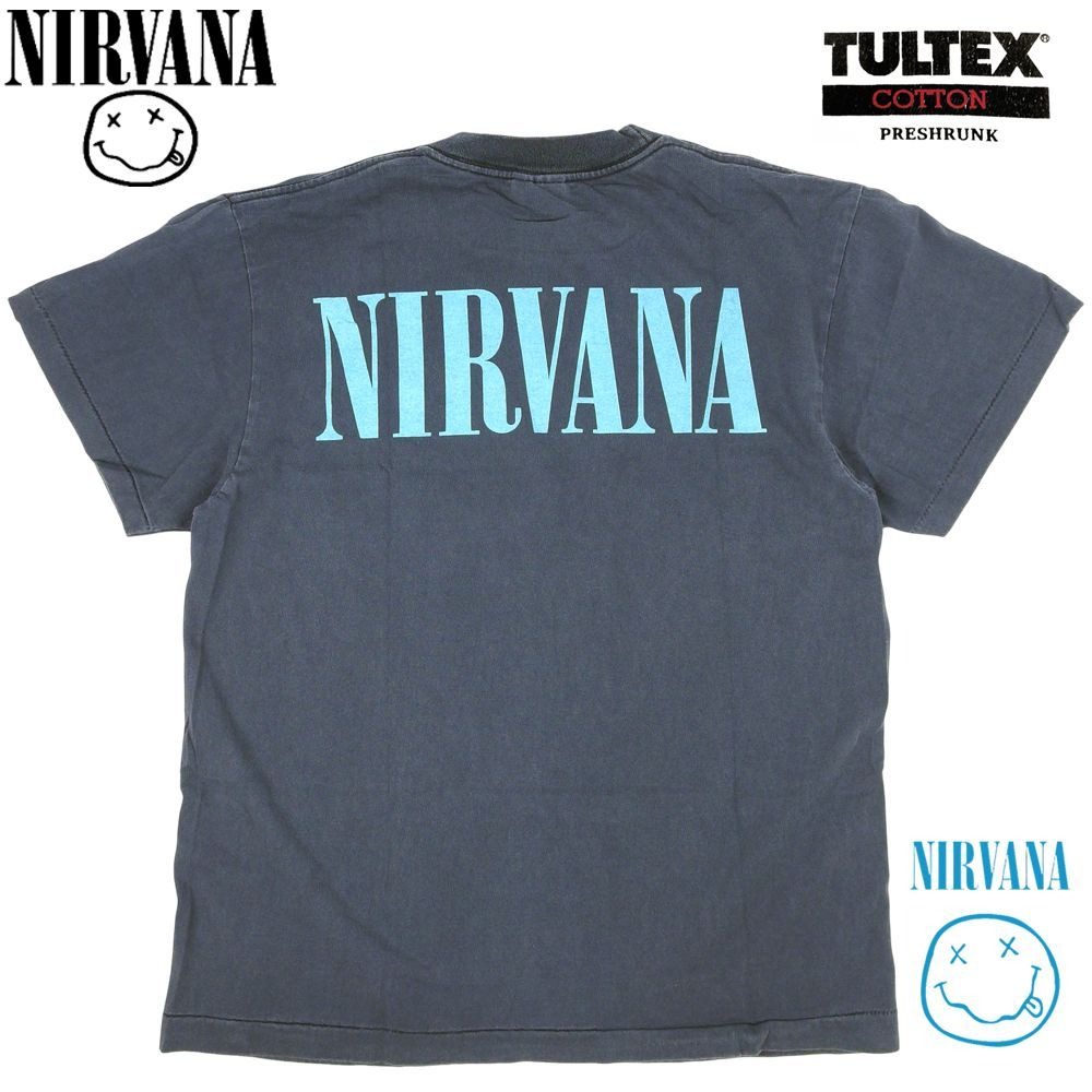 NIRVANA ニルバーナ Tシャツ IN UTERO グレー ニルヴァーナ バンドT