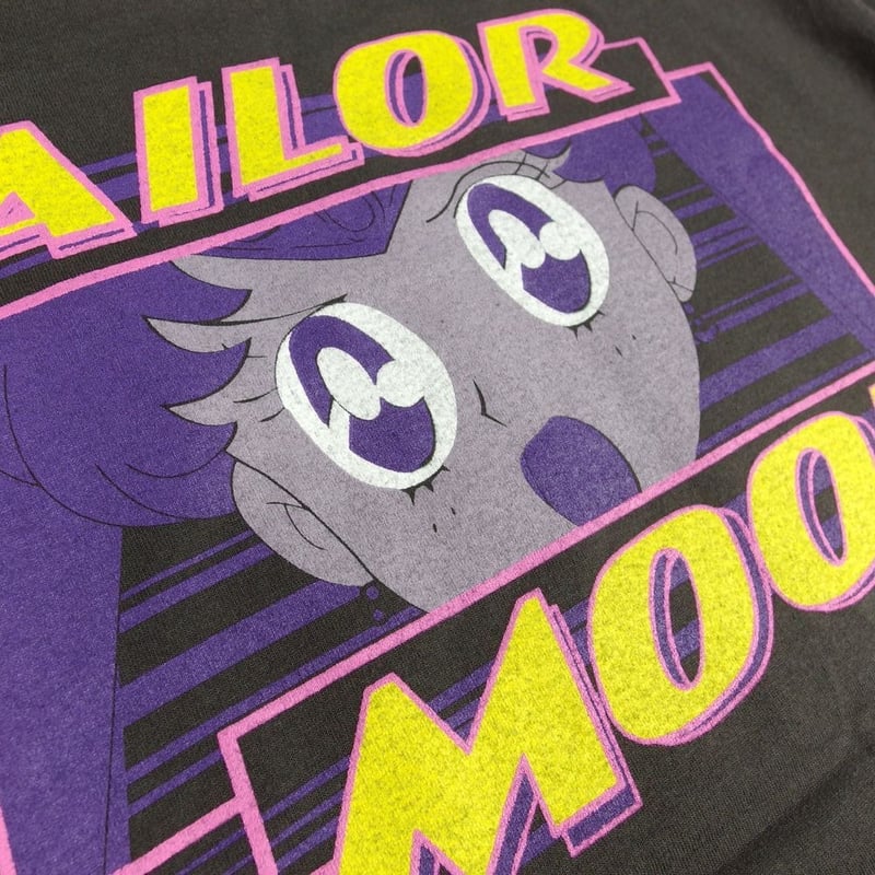 美少女戦士セーラームーン Tシャツ USA製 アニメ チャコール Lサイズ