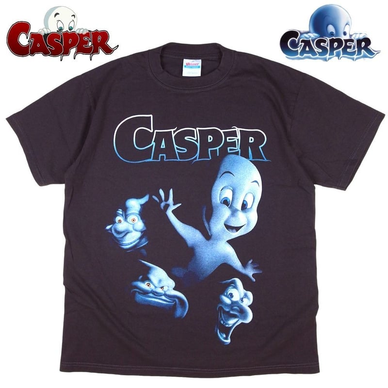 CASPER キャスパー Tシャツ チャコール アニメ お化け ゴースト