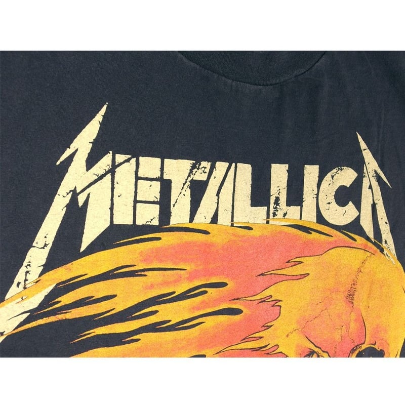 LLICA 80'sヴィンテージ Tシャツ メタリカ サイズXLUSA製 METALLICA メタリカ Tシャツ ブラック Lサイズ ヘヴィメタ USA製 94