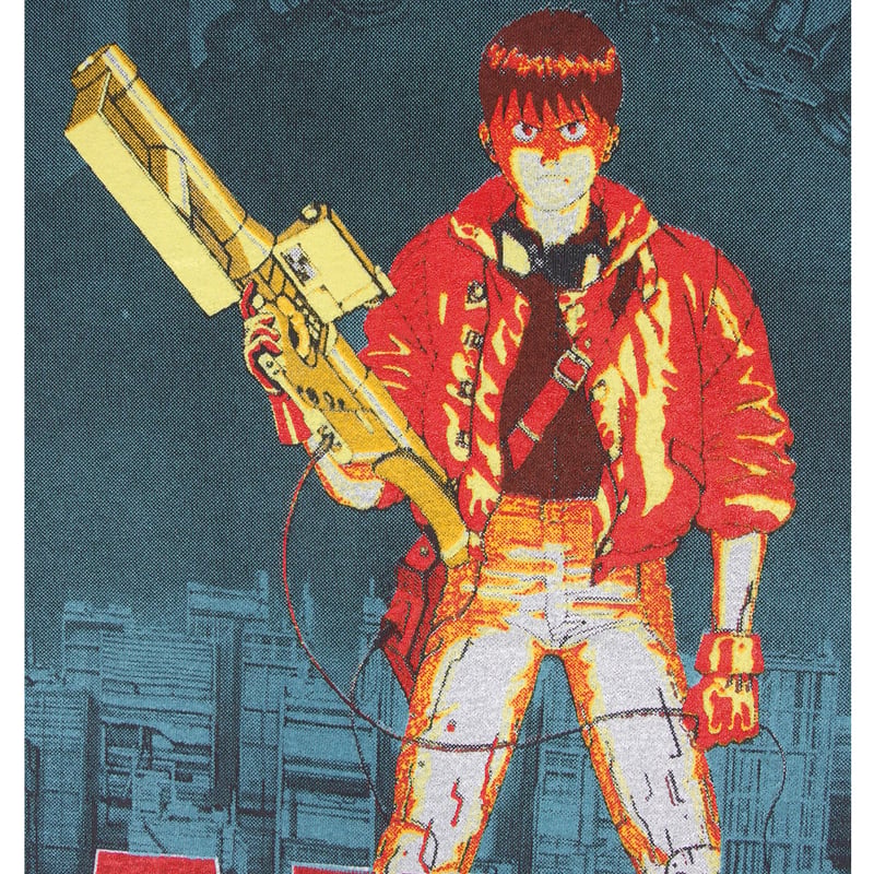 AKIRA アキラ アニメ Tシャツ ブラック Lサイズ 半袖 メンズ