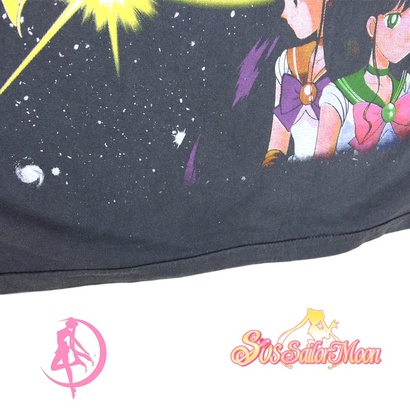 美少女戦士 セーラームーン Tシャツ アニメ ブラック Lサイズ 半袖