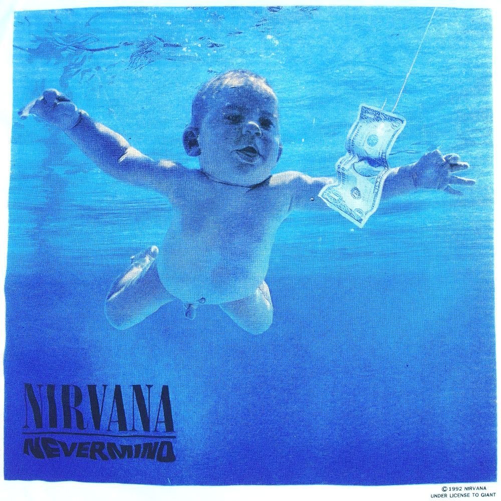 NIRVANA Tシャツ 水中の赤ちゃんデザイン ニルバーナ ニルヴァーナ Tシャツ XLサイズ NIRVANA 赤ちゃんの