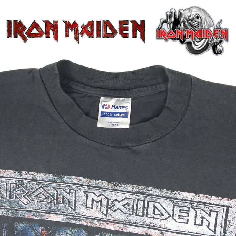 IRON MAIDEN アイアンメイデン Tシャツ 半袖 ブラック Lサイズ ヘヴィ