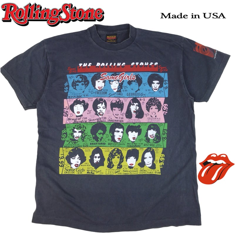 ROLLING STONES ローリングストーンズ Tシャツ ブラック ロックT