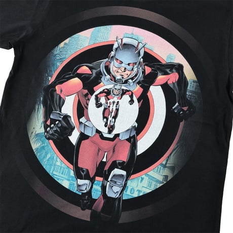 MARVEL マーベル Tシャツ アントマン メンズ ANTMAN 半袖 映画T アメコミ アベンジャーズ ドクターストレンジ キャプテンアメリカ キャラクター プリント ブラック eplus1153
