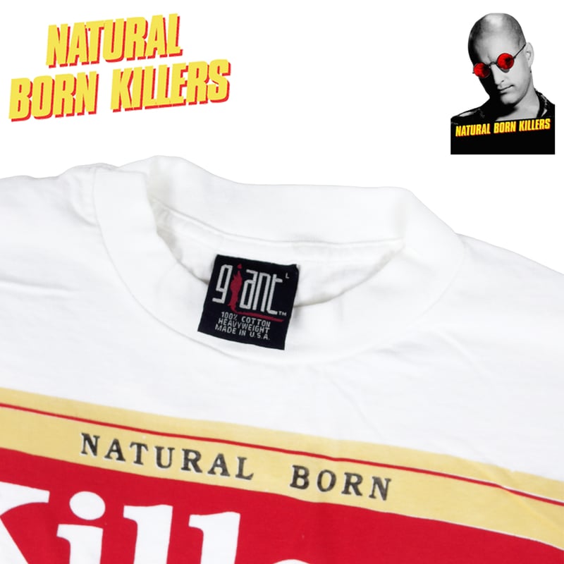 ナチュラルボーンキラーズ 1994年 ムービー Tシャツ USA製 ホワイト