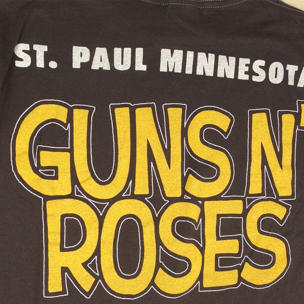 GUNS N' ROSES ガンズアンドローゼス Tシャツ Hanes製 チャコール L