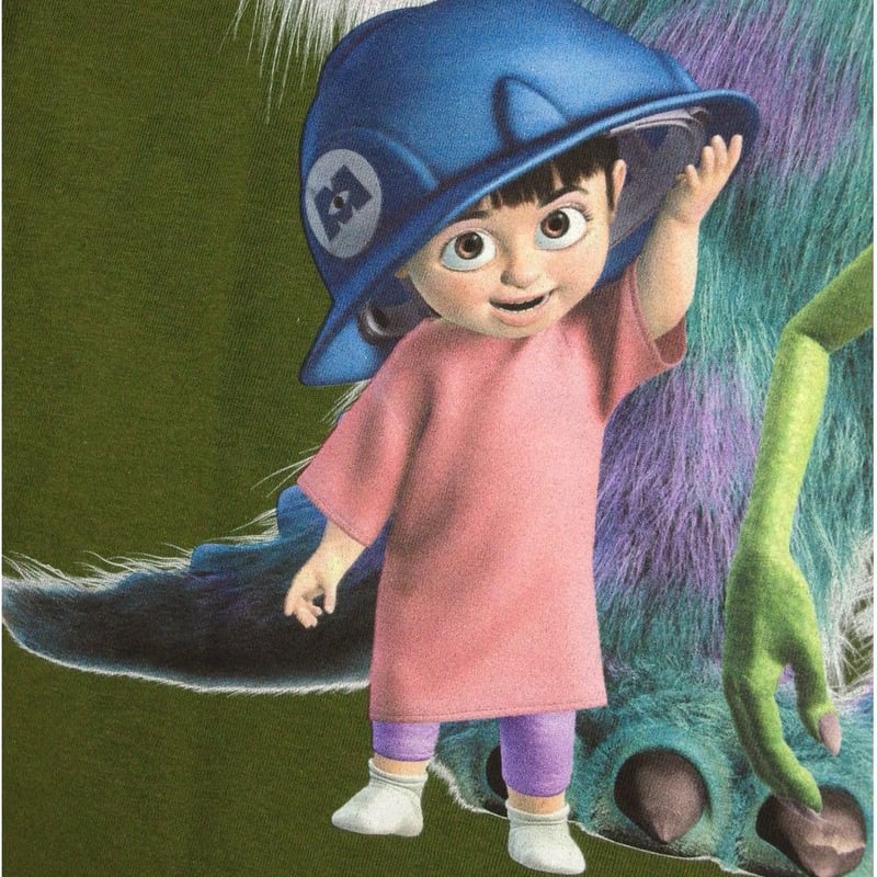 モンスターズインク Monsters Inc Tシャツ グリーン サリー マイク