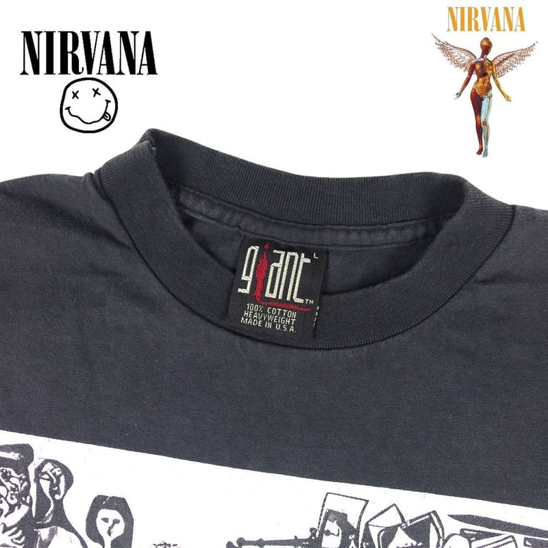NIRVANA ニルバーナ Tシャツ ニルヴァーナ バンドT カートコバーン L7