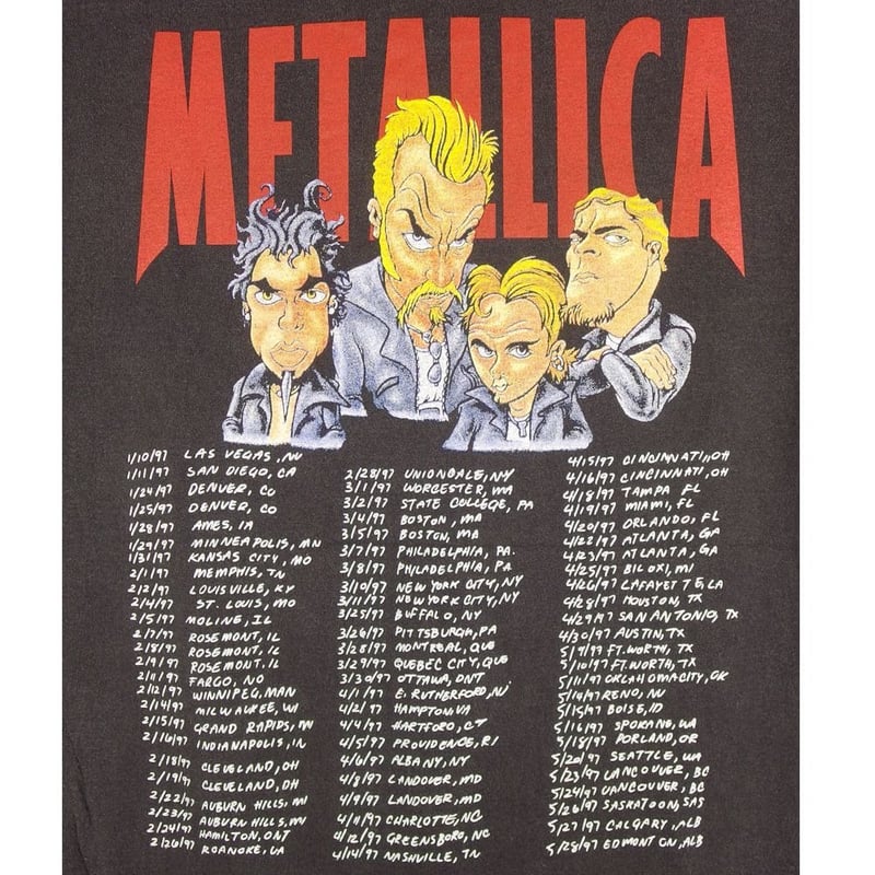 METALLICA メタリカ Tシャツ ブラック Lサイズ USA製 ヘヴィメタ