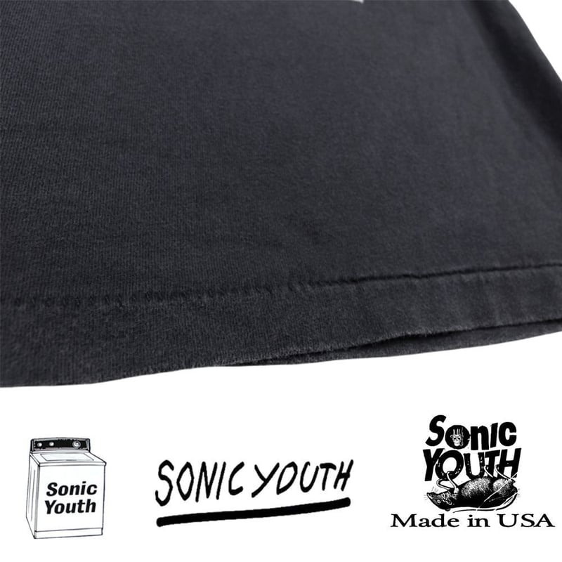 SONIC YOUTH ソニックユース Tシャツ ブラック Lサイズ AMERICAN EVO