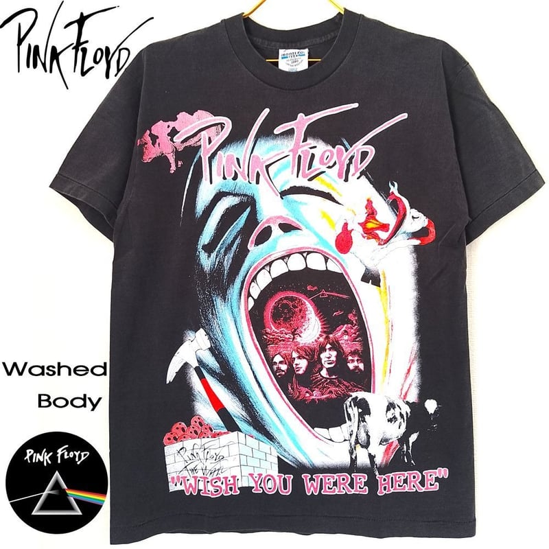 PINK FLOYD ピンクフロイド Tシャツ ブラック Lサイズ WISH YOU WERE
