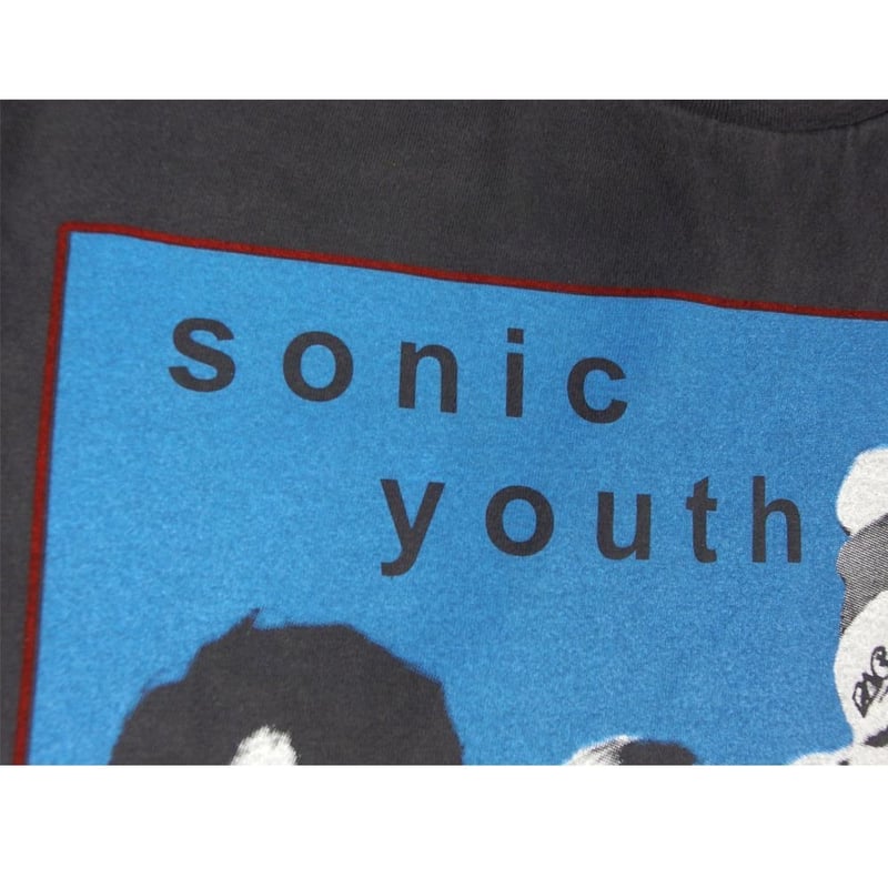 Sonic Youth ツアーTシャツ 青色 サイズ2 バンドTシャツ 通販 ソニック ユース Sonic Youth Tシャツ 公式