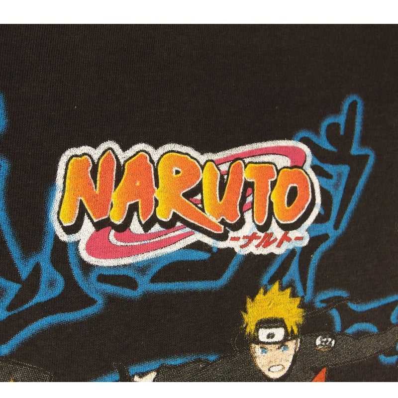 NARUTO Tシャツ ナルト アニメ チャコール Lサイズ アニメ メンズ