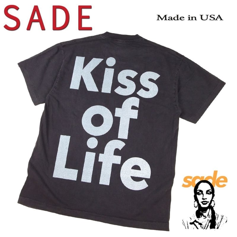 SADE シャーデー Tシャツ 半袖 ブラック バンドT イギリス ソウル
