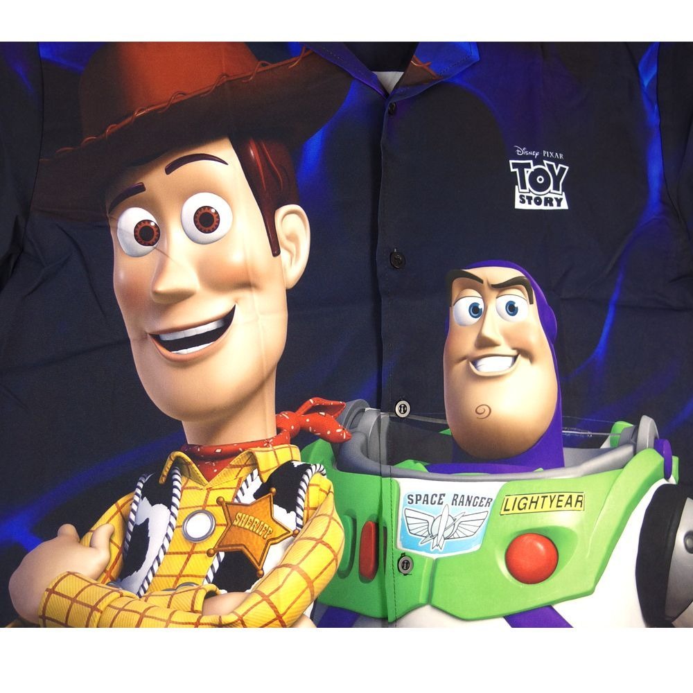 バズ・ライトイヤー アロハシャツ TOY STORY トイストーリー アロハシャツ ハワイアンシャツ 開襟シャツ