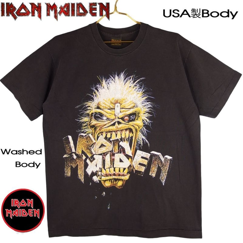 IRON MAIDEN アイアンメイデン Tシャツ USA製 半袖 ブラック Lサイズ