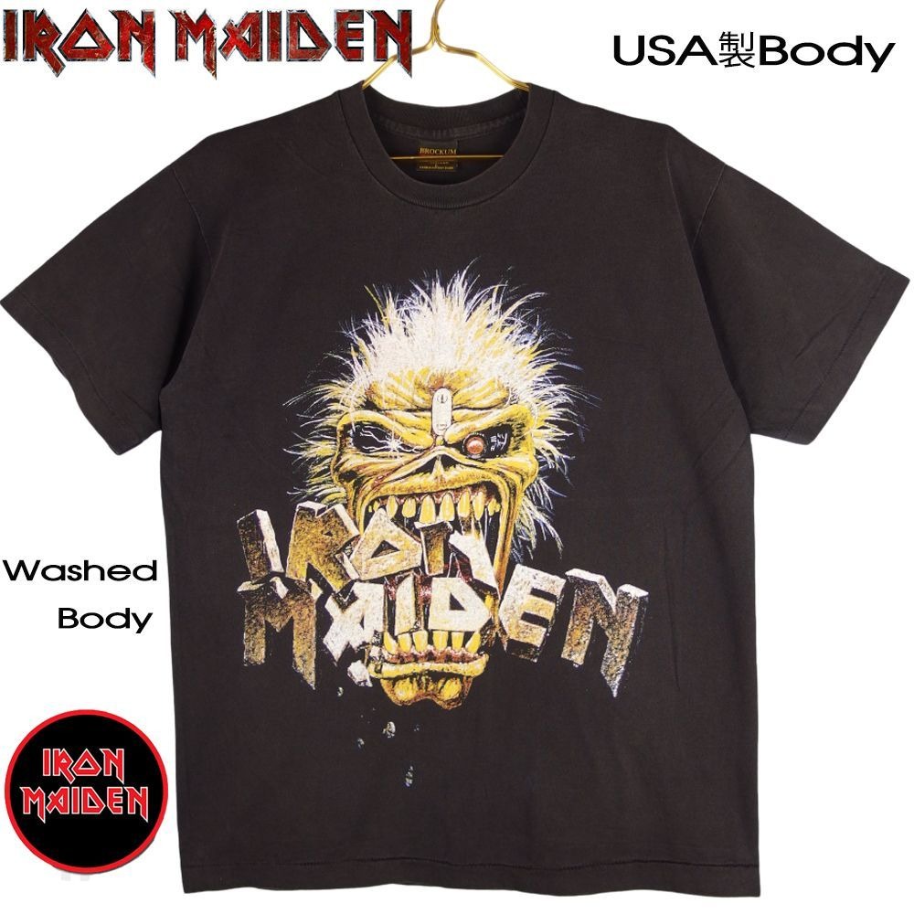 IRON MAIDEN アイアンメイデン Tシャツ USA製 半袖 ブラック Lサイズ 