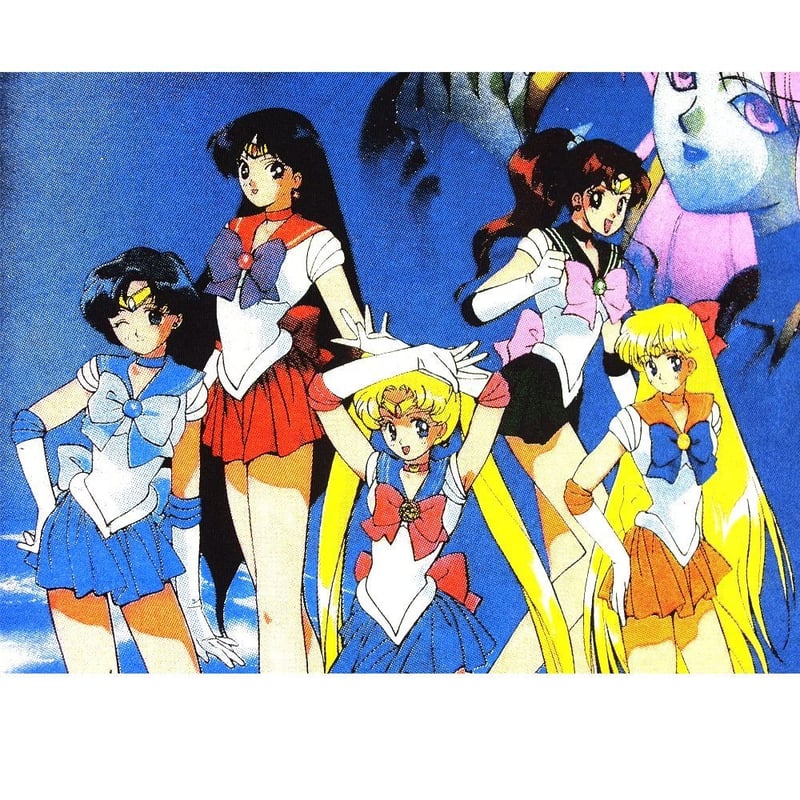 美少女戦士セーラームーン Tシャツ USA製 アニメ ブラック L
