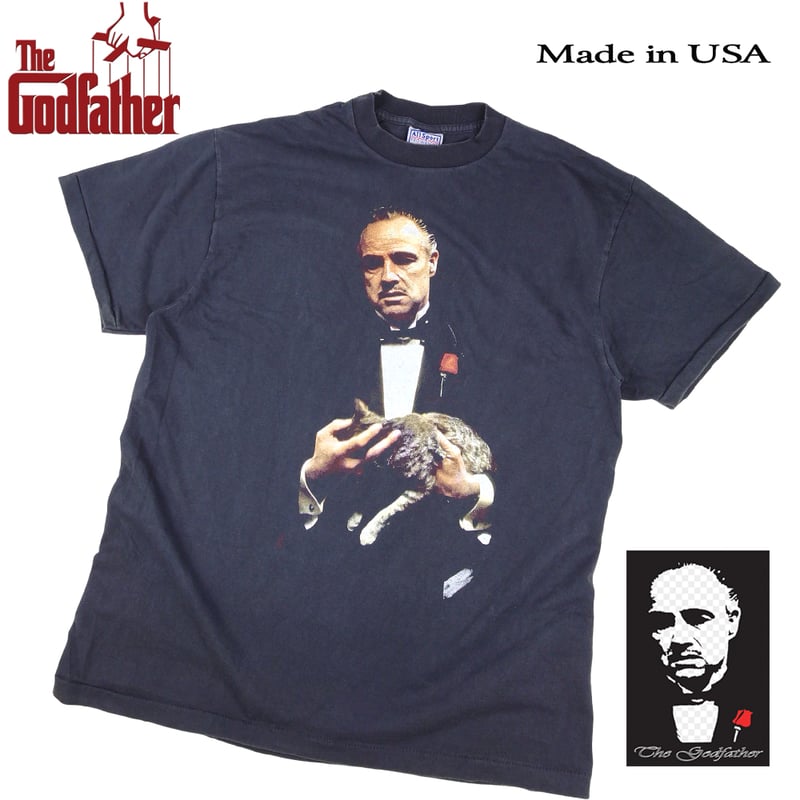 ゴッドファーザー god father Tシャツ 半袖 映画T ブラック アル