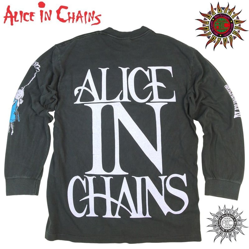 ALICE IN CHAINS ロンT アリスインチェインズ 長袖 Tシャツ wonderl