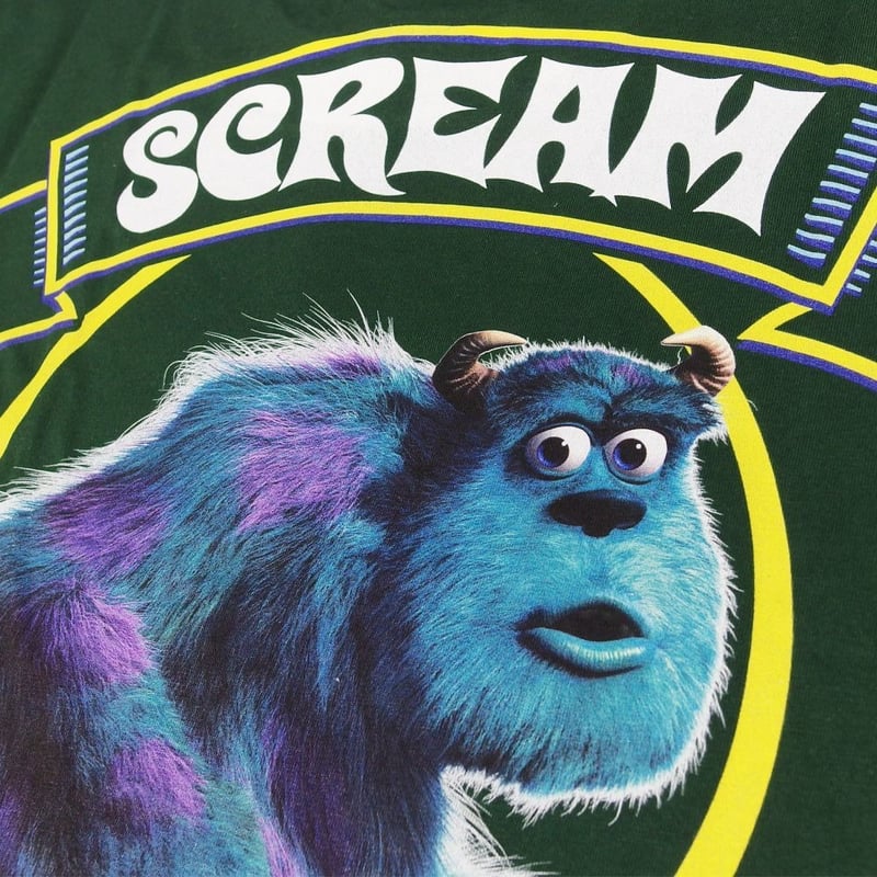 モンスターズインク Monsters Inc Tシャツ グリーン サリー マイク