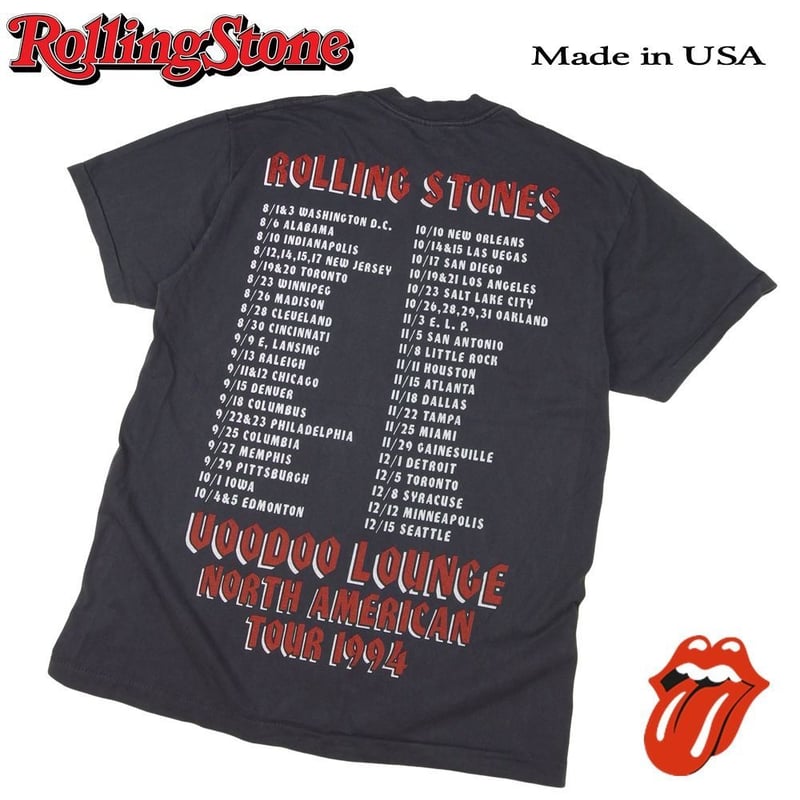 ROLLING STONES ローリングストーンズ Tシャツ ブラック Lサイズ