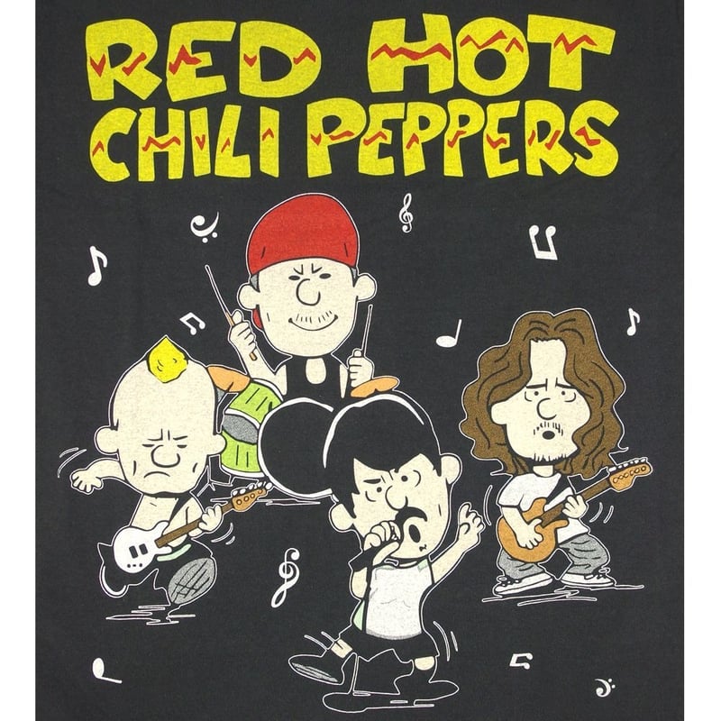 RED HOT CHILIPEPPERS レッドホットチリペッパーズ Tシャツ チャコール