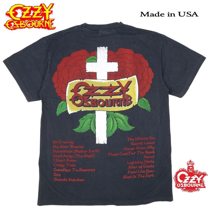 ozzy osbourne Tシャツ オジーオズボーン OZZY 般若 デビル 半袖 USA製
