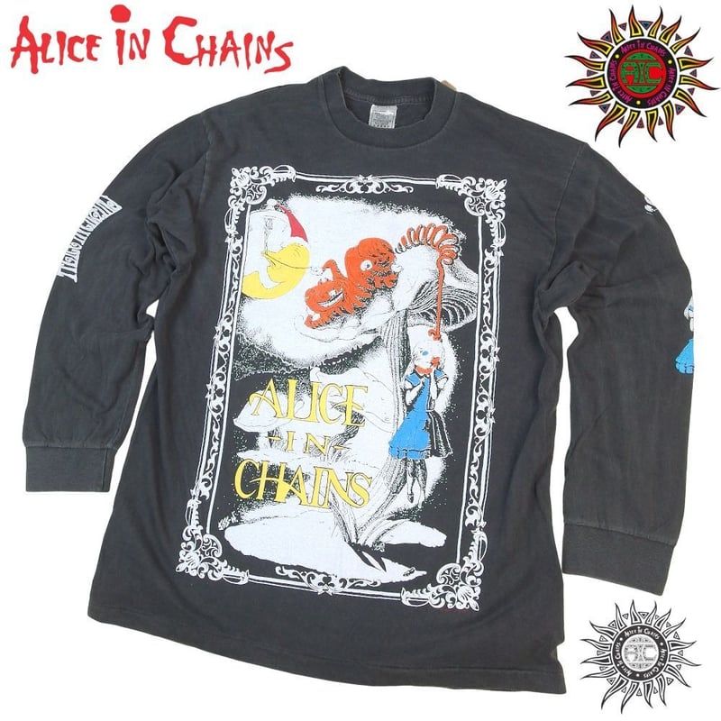 ALICE IN CHAINS ロンT アリスインチェインズ 長袖 Tシャツ wonderl