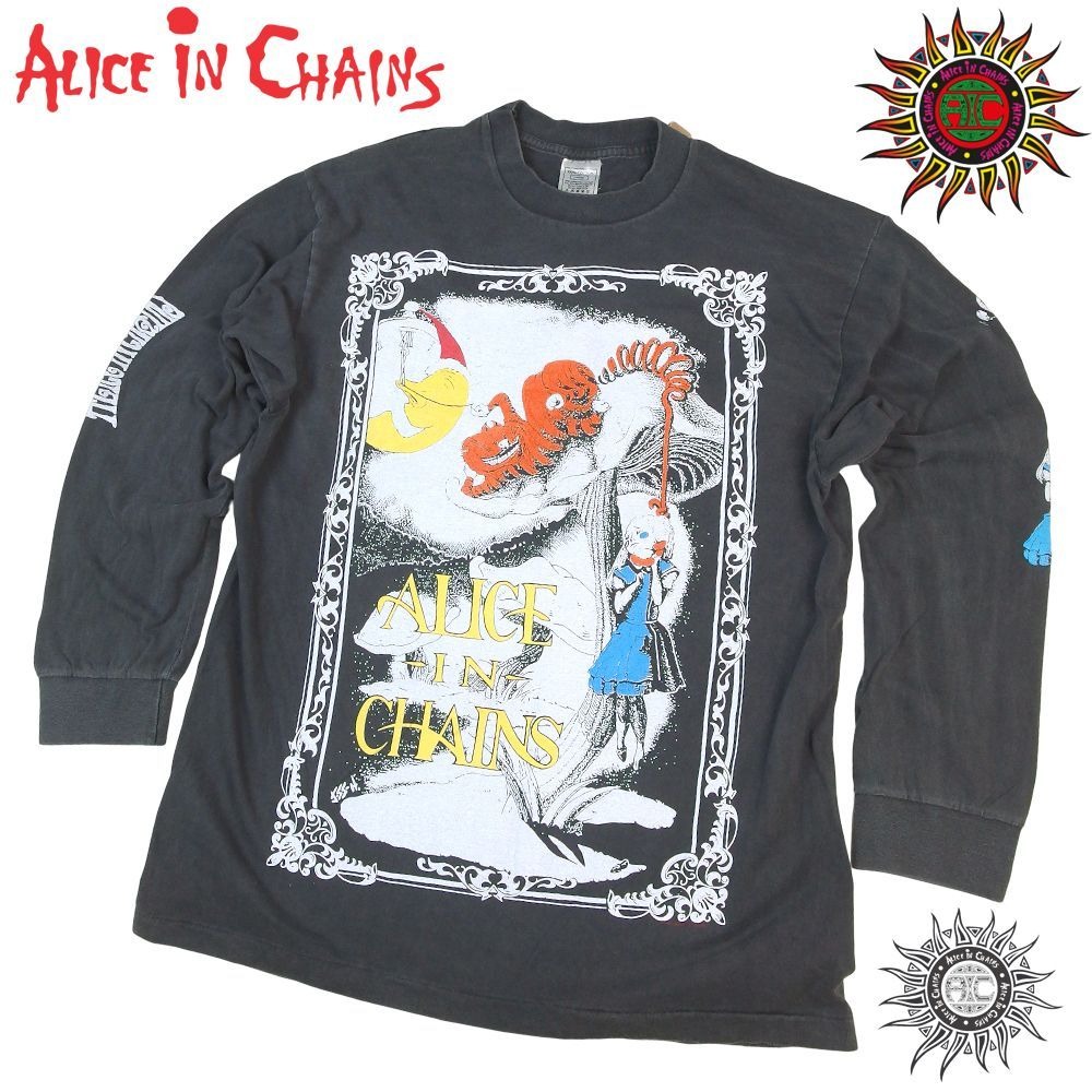 ALICE IN CHAINS ロンT アリスインチェインズ 長袖 Tシャツ wonderl