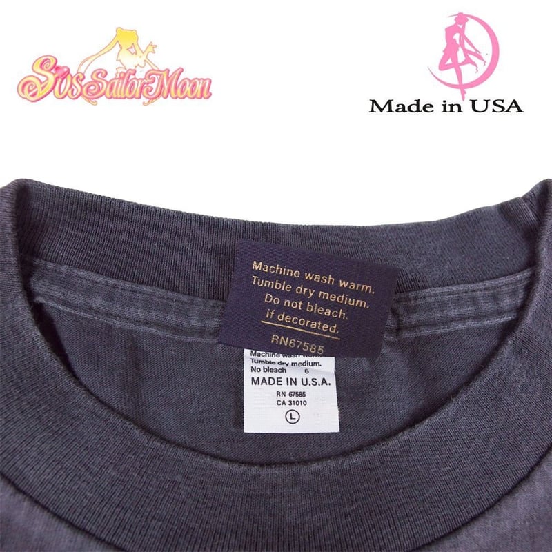 セーラームーン オフィシャル Tシャツ made in usa SAILOR MOON / セーラームーン Tシャツ USA製 美少女戦士