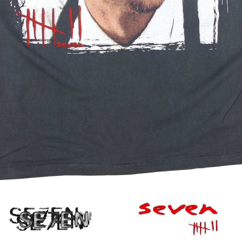 SEVEN セブン Tシャツ 半袖 1995 アメリカ ブラットピット 映画T