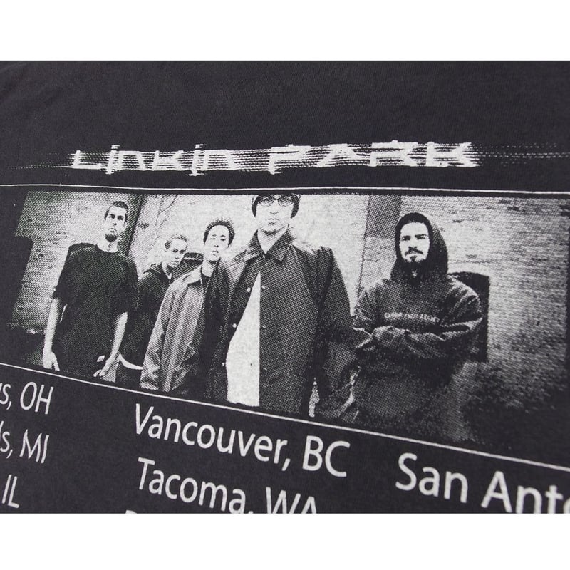 LINKINPARK 2001 WINTERLAND ロンＴ バンＴ BLACK LINKINPARK 2001 WINTERLAND ロンT バンT BLACK