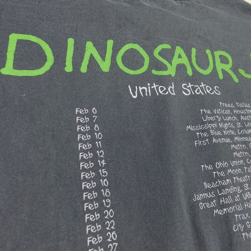 Dinosaur Jr ダイナソージュニア Tシャツ ブルドッグ USA チャコール