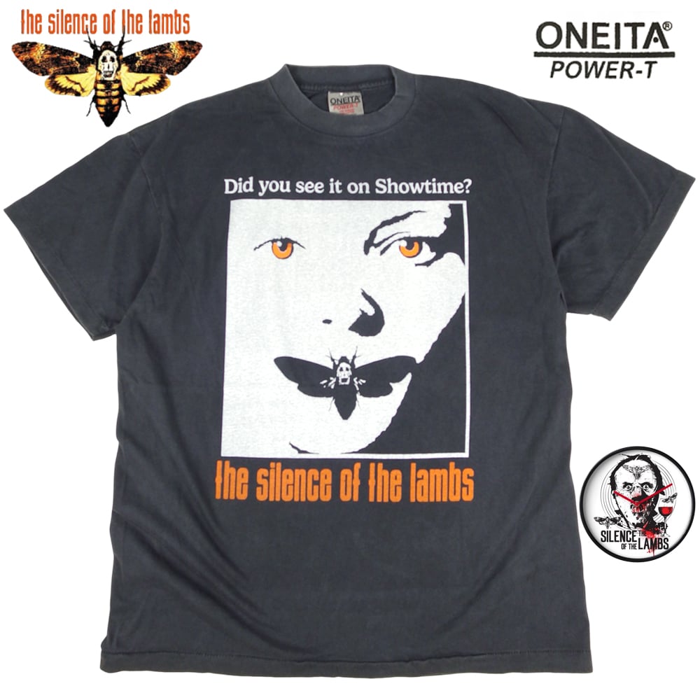 羊たちの沈黙 the silece of the lambs Tシャツ 半袖 映画T ブラック