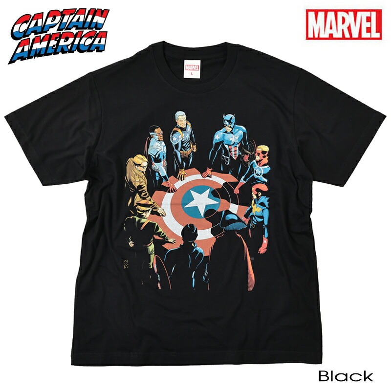 マーベル Tシャツ MARVEL メンズ キャプテンアメリカ アベンジャーズ