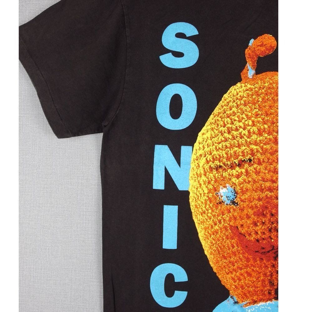 ⭐️未使用品SONIC YOUTH Ｌ/ S TEE USA製 XLサイズ☆ SONIC YOUTH ソニックユース Tシャツ USA製 ブラック Lサイズ
