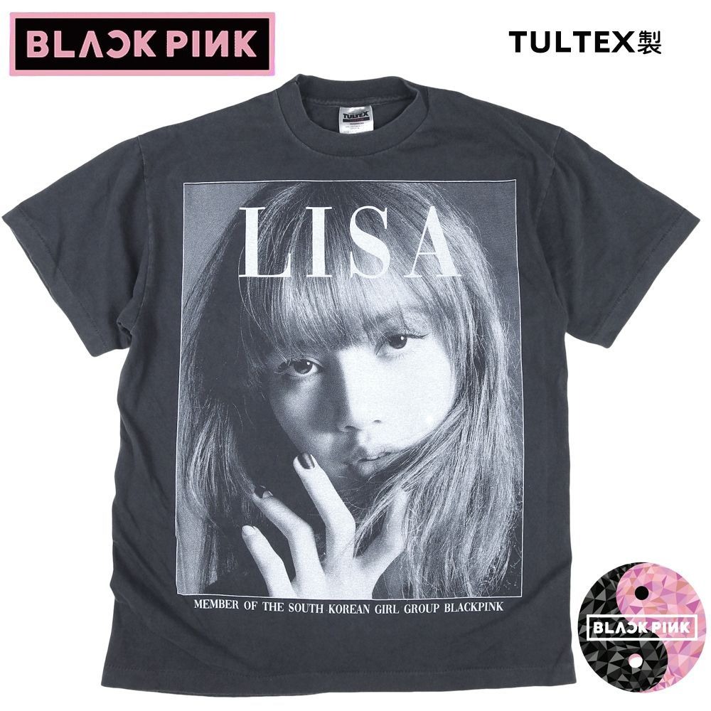 BLACKPINK ブラックピンク Tシャツ ブルピン blackpink ブラック L