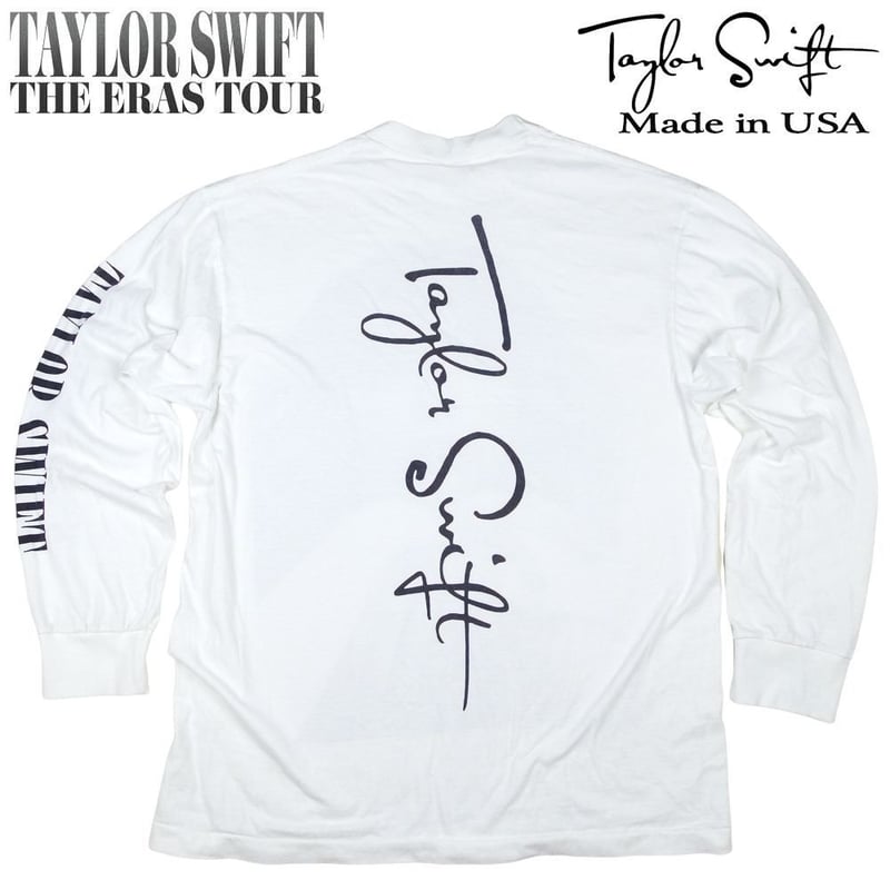 TAYLOR SWIFT テイラースウィフト ロンT 長袖 Tシャツ ホワイト L