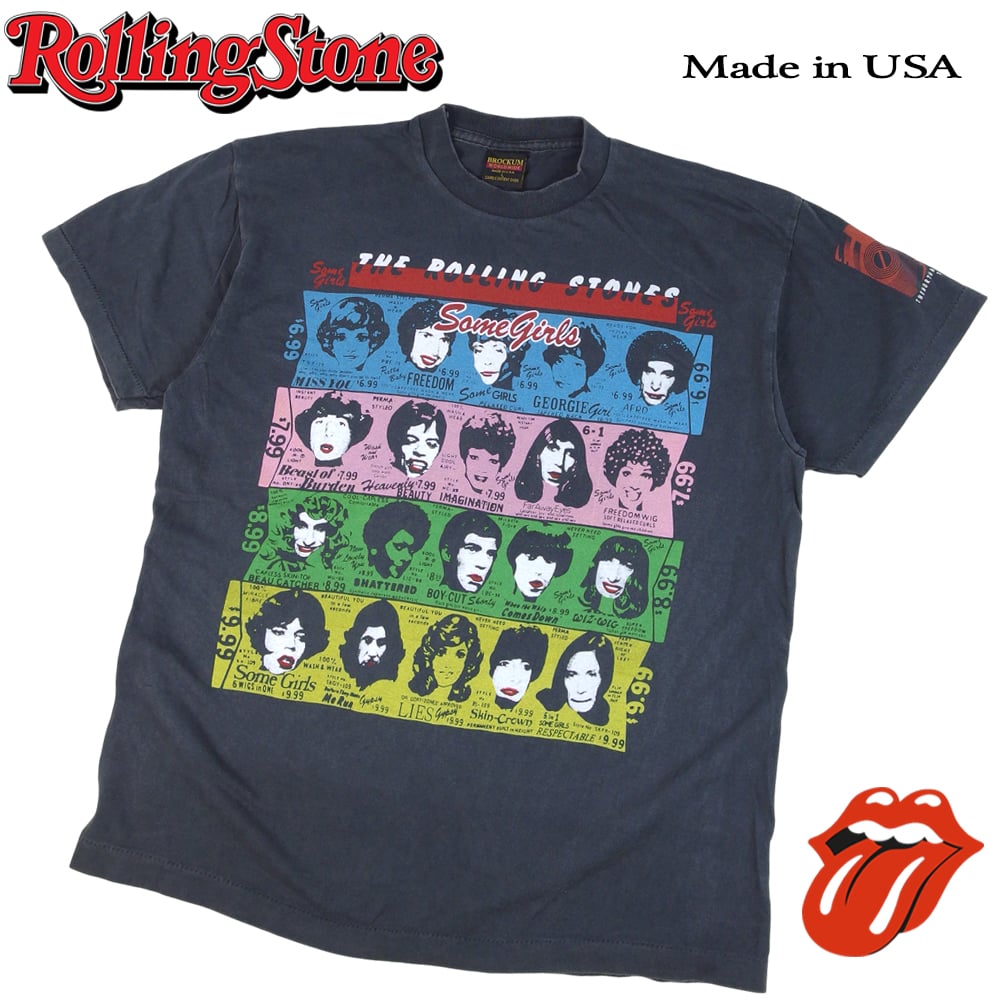 ROLLING STONES ローリングストーンズ Tシャツ ブラック ロックT