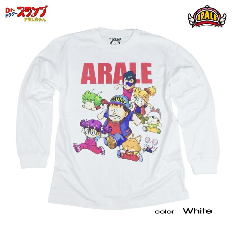 ドクタースランプ アラレちゃん ロンT メンズ Tシャツ ドクタースランプ アラレちゃん ロンT メンズ Tシャツ