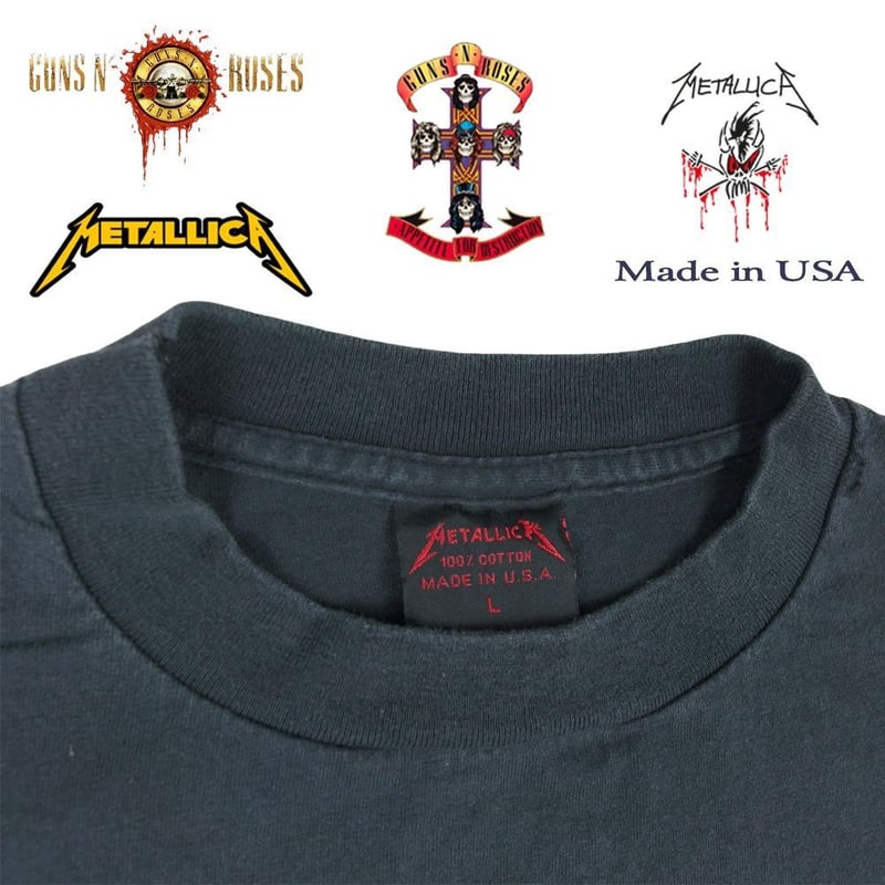 METALLICA Tシャツ GUNS N' ROSES ガンズアンドローゼス