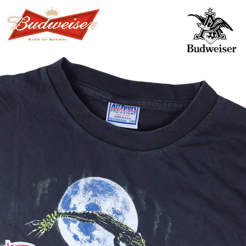 Budweiser バドワイザー Tシャツ ブラック Lサイズ 半袖 アメリカ