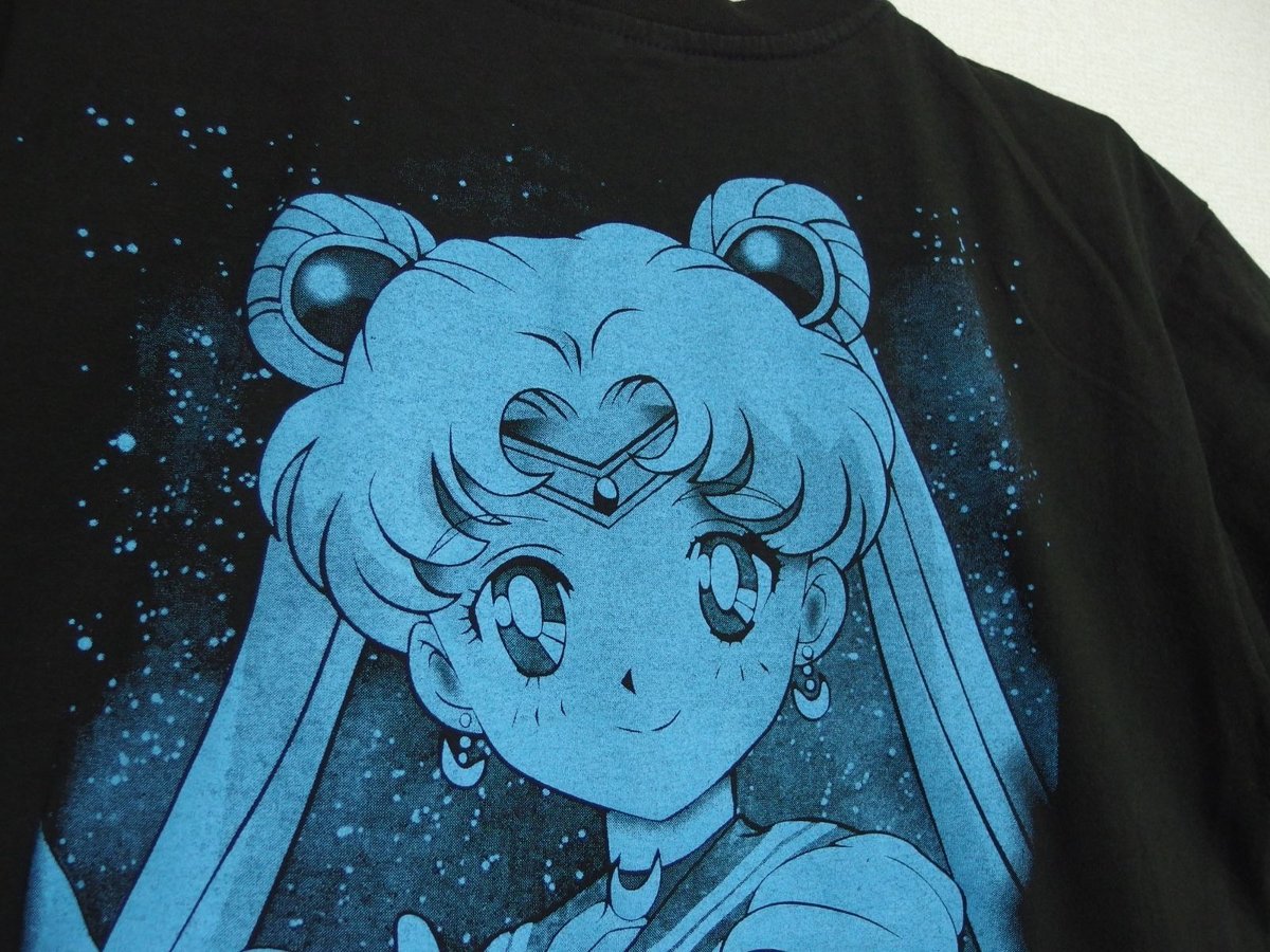 美少女戦士セーラームーン アニメ Tシャツ ブラック Lサイズ 半袖 ユニ