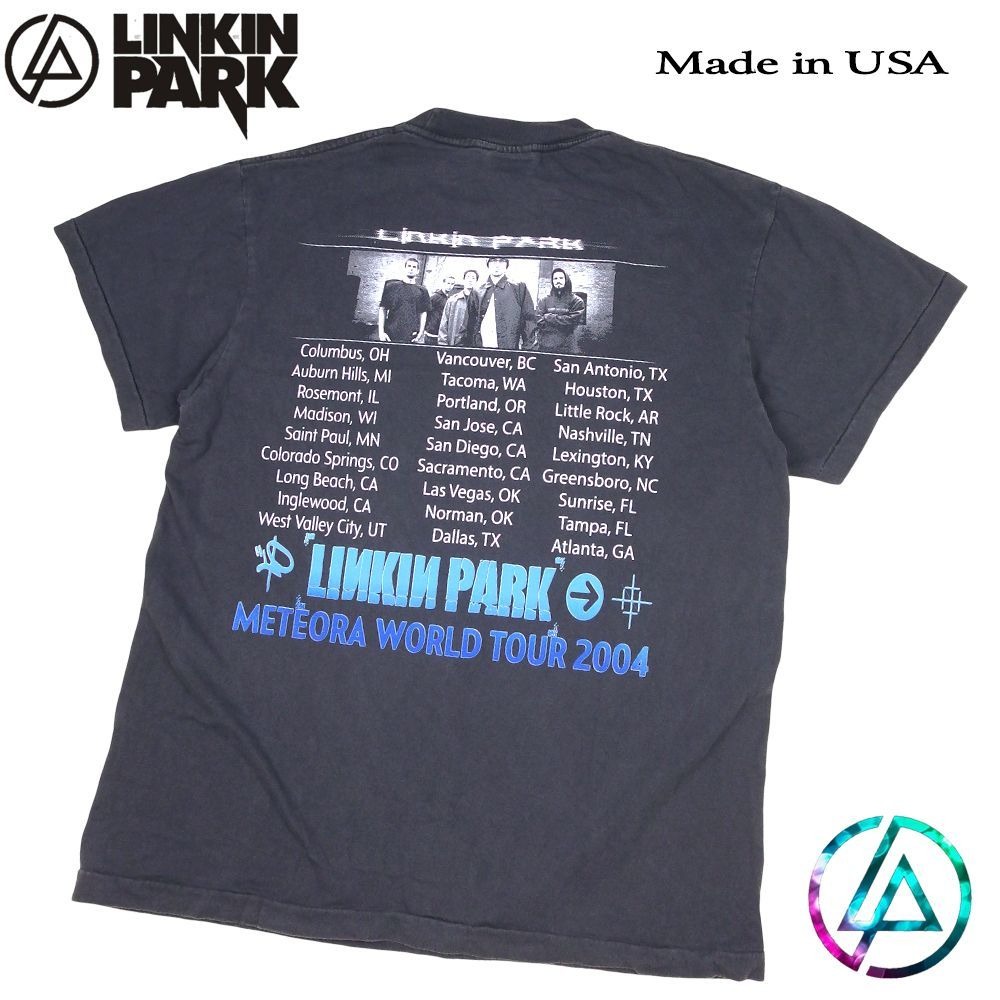 LINKIN PARK リンキンパーク Tシャツ USA製 ブラック Lサイズ バンドT