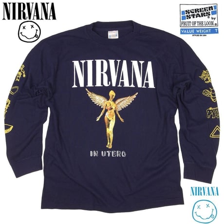 NIRVANA ニルヴァーナ カートコバーン ロンT tシャツ NIRVANA